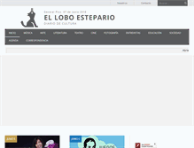 Tablet Screenshot of elloboestepario.com.ar